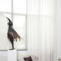 Tissu pour rideaux / uni / en polyester...