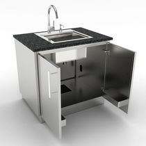 Meuble évier en acier inox / pour jardin...