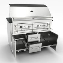 Meuble pour table de cuisson pour jardin