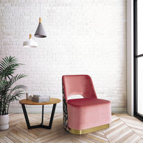 Chauffeuse contemporaine / en tissu / multicolore...