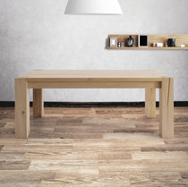 Table contemporaine / en hêtre / rectangulaire...