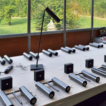 Lampe de table / en nickel / en fibre de...