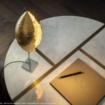 Lampe de table / en nickel / en fibre de...