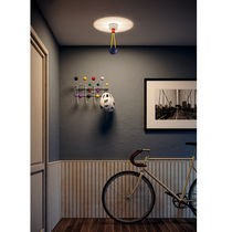 Plafonnier contemporain / rond / en verre...
