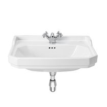 Vasque suspendue / en porcelaine / rectangulaire...