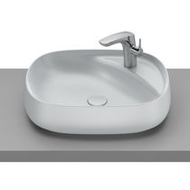 Vasque à poser / en porcelaine / ovale /...