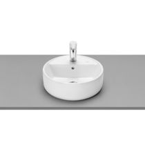Vasque à poser / en porcelaine / ronde /...