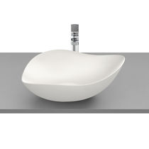 Vasque à poser / en porcelaine / contemporaine
