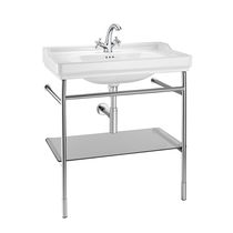 Meuble vasque à poser / en aluminium / classique
