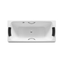 Baignoire à encastrer / en acier / blanche