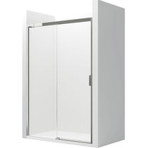 Paroi de douche coulissante / en verre trempé...