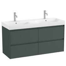 Meuble vasque double / suspendu / aggloméré...