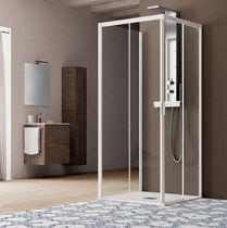 Paroi de douche coulissante / en verre trempé