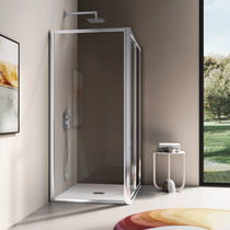 Paroi de douche fixe / d'angle / en verre...