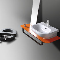 Vasque à poser / ovale / en céramique /...