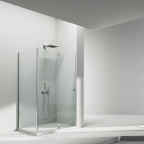 Cabine de douche en verre trempé / en aluminium...