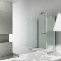 Cabine de douche en verre trempé / en aluminium...