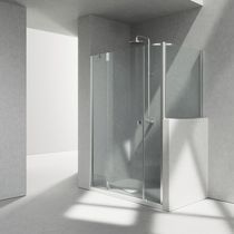 Cabine de douche en verre trempé / en aluminium...