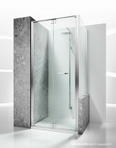 Paroi de douche pliante / d'angle / encadrée