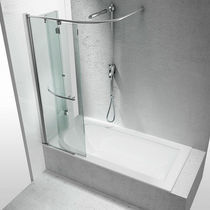 Pare-baignoire pliant / partiellement encadré...