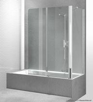 Pare-baignoire pliant / en verre trempé...