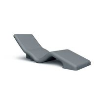 Chaise longue contemporaine / en tissu /...