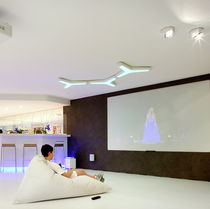 Plafonnier contemporain / en plastique /...