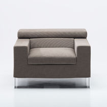 Fauteuil contemporain / en cuir / en tissu...