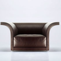 Fauteuil contemporain / en cuir / en tissu...