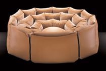 Canapé rond / contemporain / blanc / en...