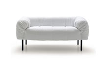 Canapé contemporain / blanc / en tissu /...