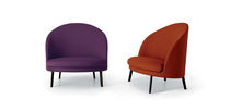 Fauteuil contemporain / en polyester