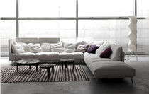 Canapé d'angle / contemporain / marron /...