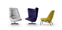 Fauteuil contemporain / en tissu / en métal...