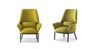 Fauteuil contemporain / en cuir / en tissu...