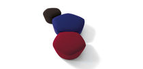 Pouf contemporain / en polyuréthane