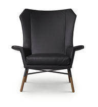 Fauteuil contemporain / en cuir / en tissu...