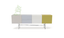 Buffet contemporain / en bois peint / en...