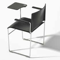 Chaise visiteur contemporaine / en tissu...