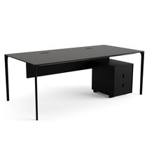 Bureau sur pied / contemporain / en stratifié...