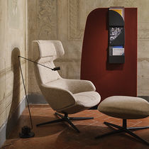 Fauteuil contemporain / en tissu / en cuir...
