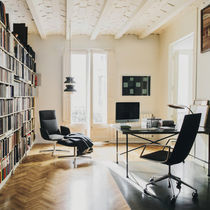 Chaise de bureau contemporaine / en tissu...