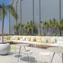 Chaise contemporaine / en acier / en acier...