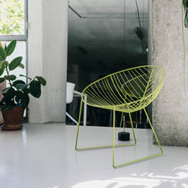 Fauteuil contemporain / en acier / en acier...