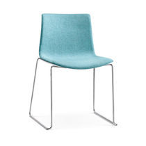 Chaise contemporaine / en tissu / en cuir...