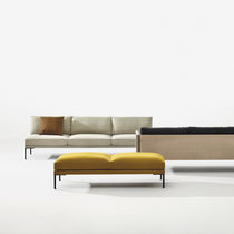 Banquette contemporaine / en tissu / en...