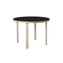 Table contemporaine / en bouleau / en linoléum...
