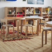 Tabouret contemporain / en cuir / en mousse...