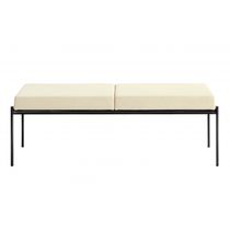 Banquette contemporaine / en tissu / en...