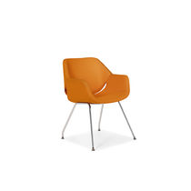 Chaise contemporaine / en tissu / en cuir...